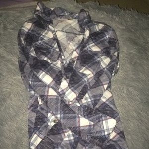 Plaid button down